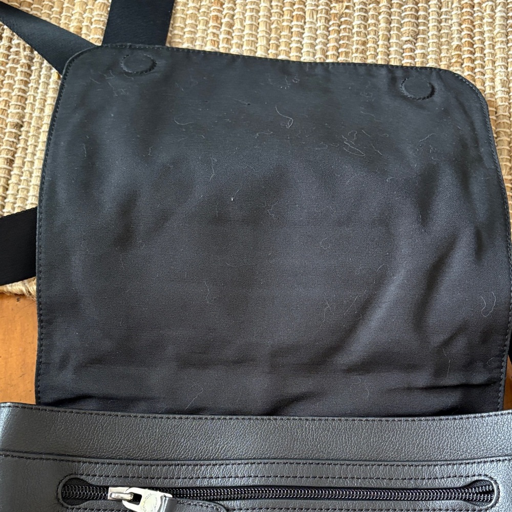 Coach Dark Brown Leather Messenger Bag - Picture 5 of 7